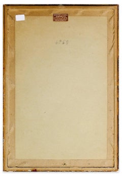 Kanpei and Okaru - Original Woodcut by Utagawa Kuniaki - 1862 ca.