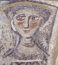 Lady - Original Mosaic, Contemporary Style, Circa 1946/47, Signed