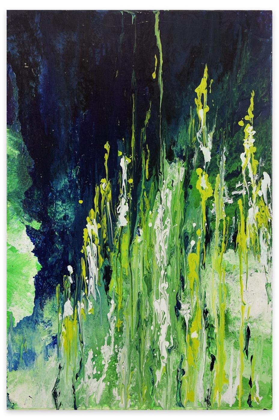 Birth of Energy is an original acrylic painting on canvas realized by the young artist Elena Ksanti in 2019.

This artwork is a real example of Art Therapy, capable of leading beholders towards purification. The abstract composition, showing green