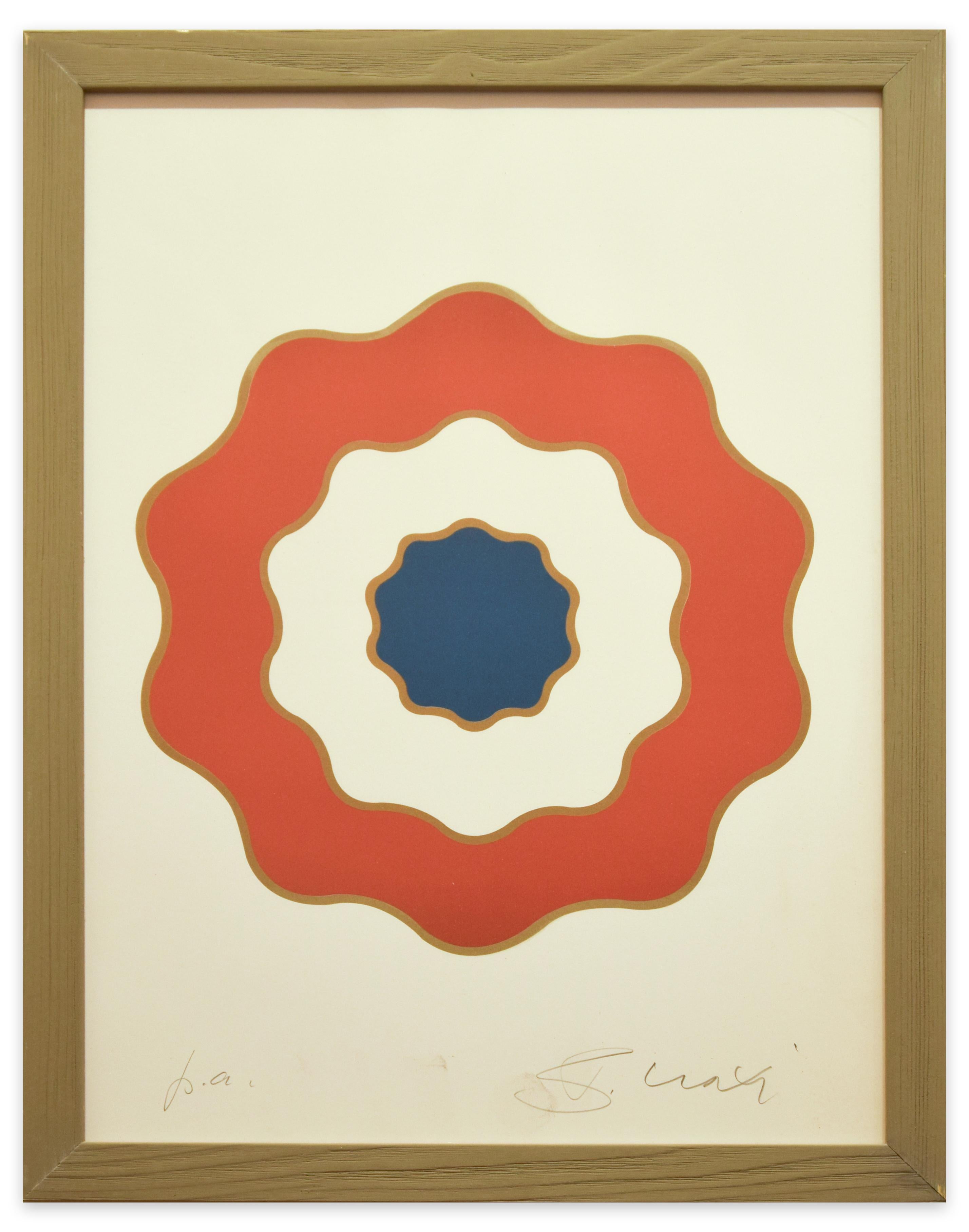 The Cockade - Lithograph by Bettino Craxi - 1989 For Sale 1