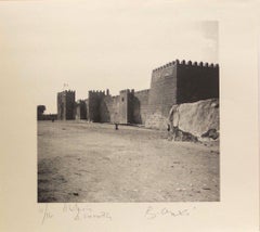 Una muralla en Túnez - Tunisiaca - Fotolitografía de Bettino Craxi - 1996