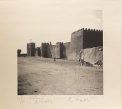 Vintage A City Wall in Tunisia - Tunisiaca - Photolithograph by Bettino Craxi - 1996