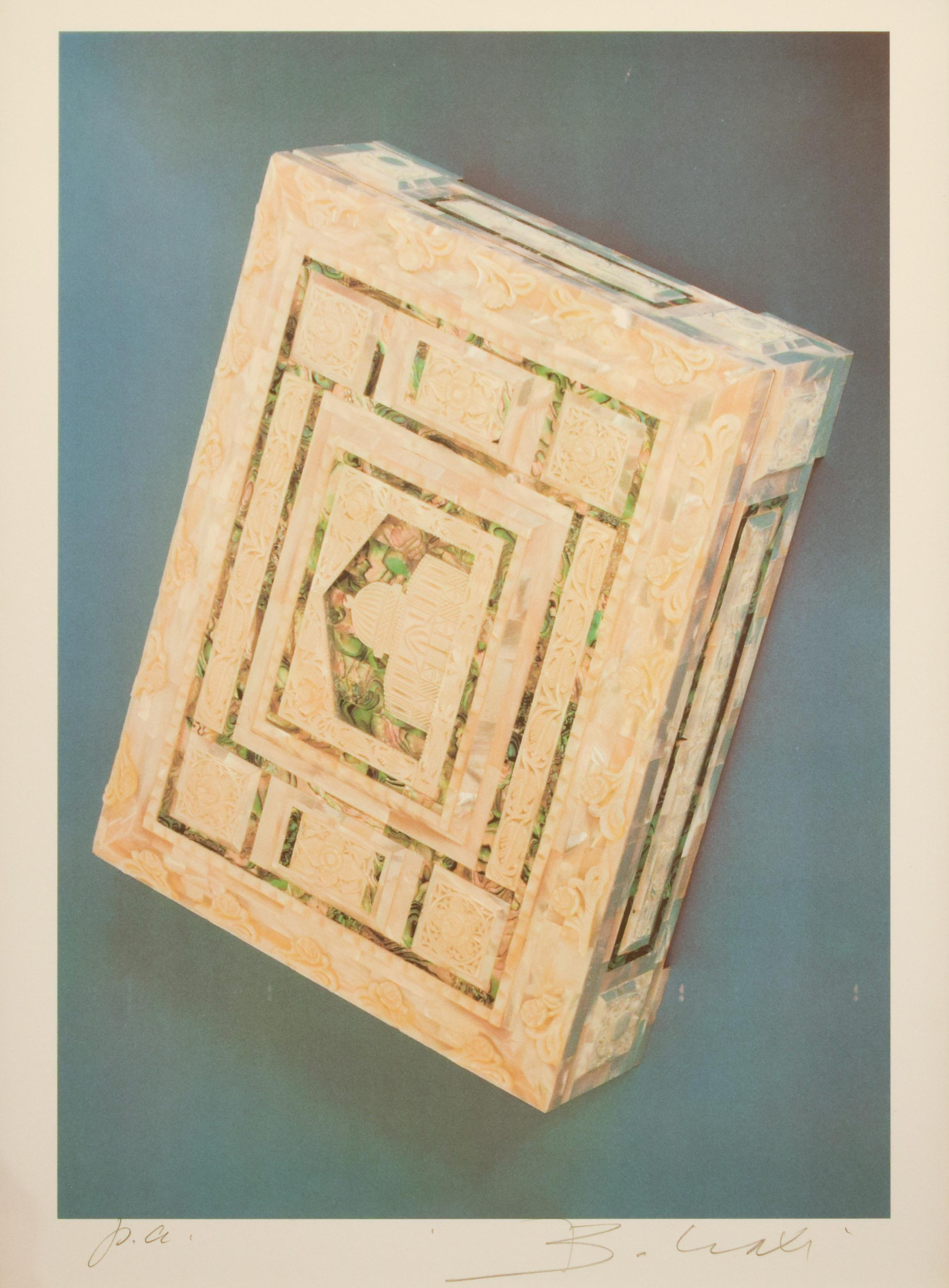 The Riffinato Casket - Original Screen Print by Bettino Craxi - 1989