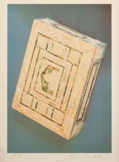 Die Riffinato-Schatulle - Original Siebdruck von Bettino Craxi - 1989