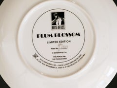 Flor de ciruelo - Plato de porcelana para coleccionistas - 1990