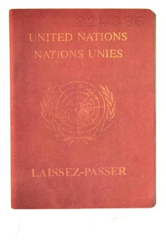 Laissez-Passer - Screen Print by Bettino Craxi - 1994