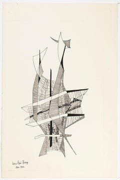 Sans Titre - Etching and Aquatint by Louis-René Berge - 1960s