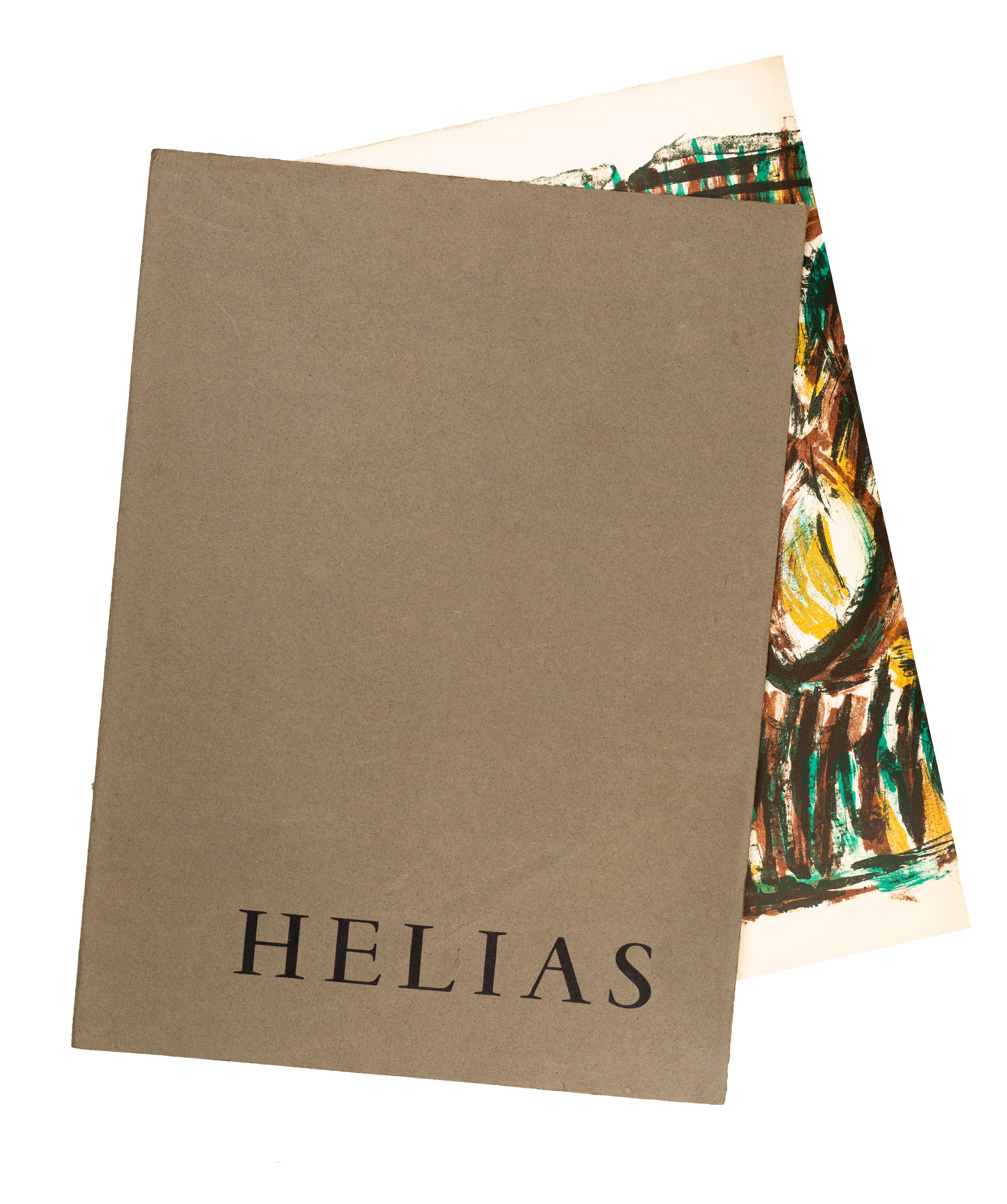 Helias - Lithograph by Serge Hélias - 1963 For Sale 2
