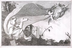 Allegorie l'Eglise Catholique Berlin - Radierung von J.L. Legeay - Spätes 17. Jahrhundert