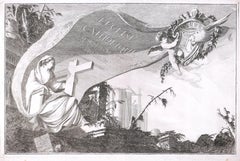 Allégorie à l'Eglise Catholique à Berlin - Etching by J.L. Legeay - Late 1700