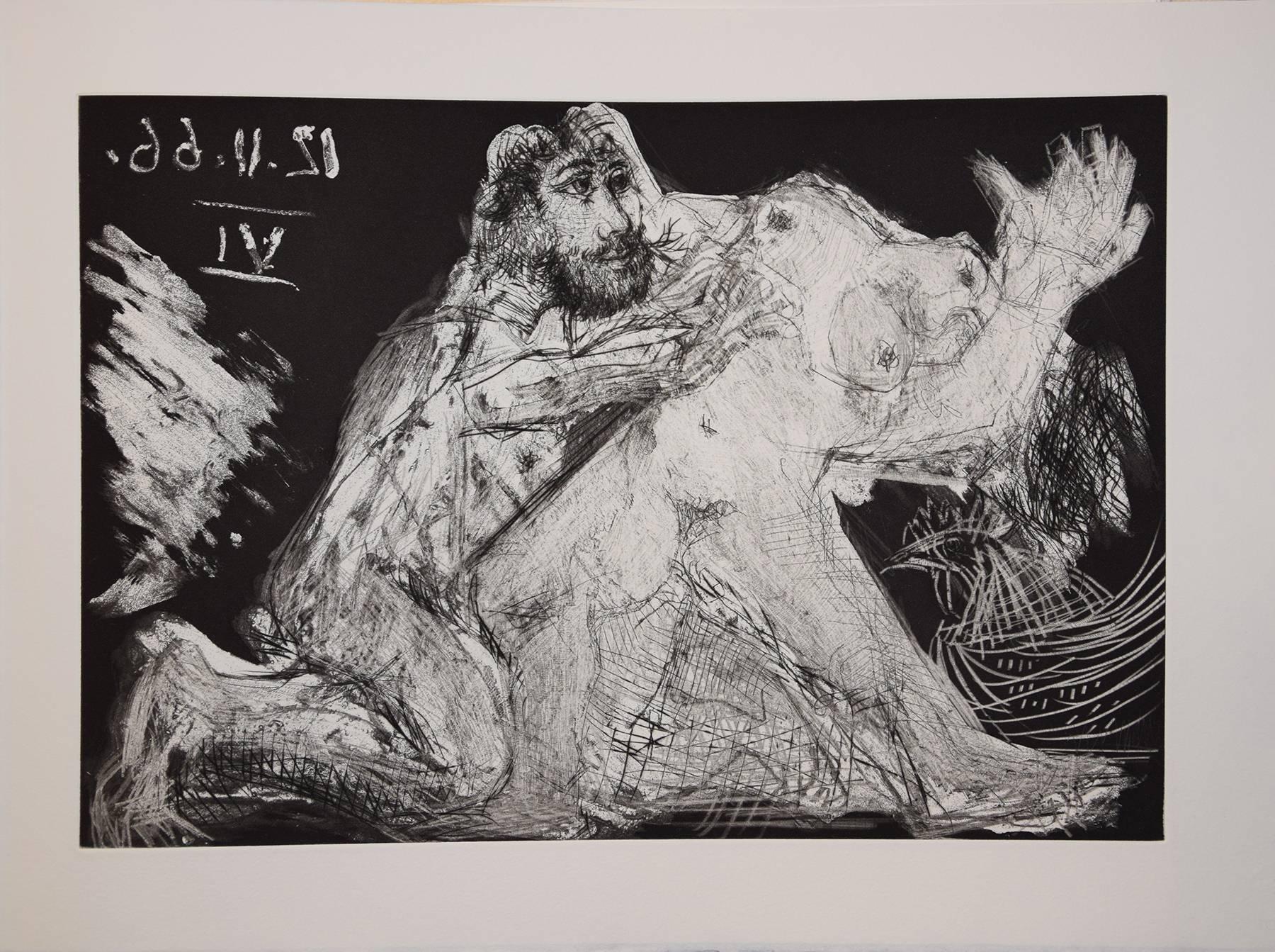 Le Cocu Magnifique - Suite completa originale di acqueforti di Pablo Picasso - 1968