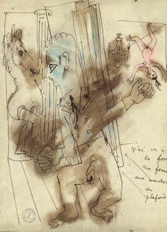 20th Century Nude Drawings and Watercolours