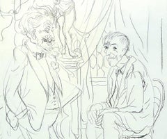 Das fünfte Rad - 1934 - China-Tintezeichnung auf Papier von G. Grosz - 1934