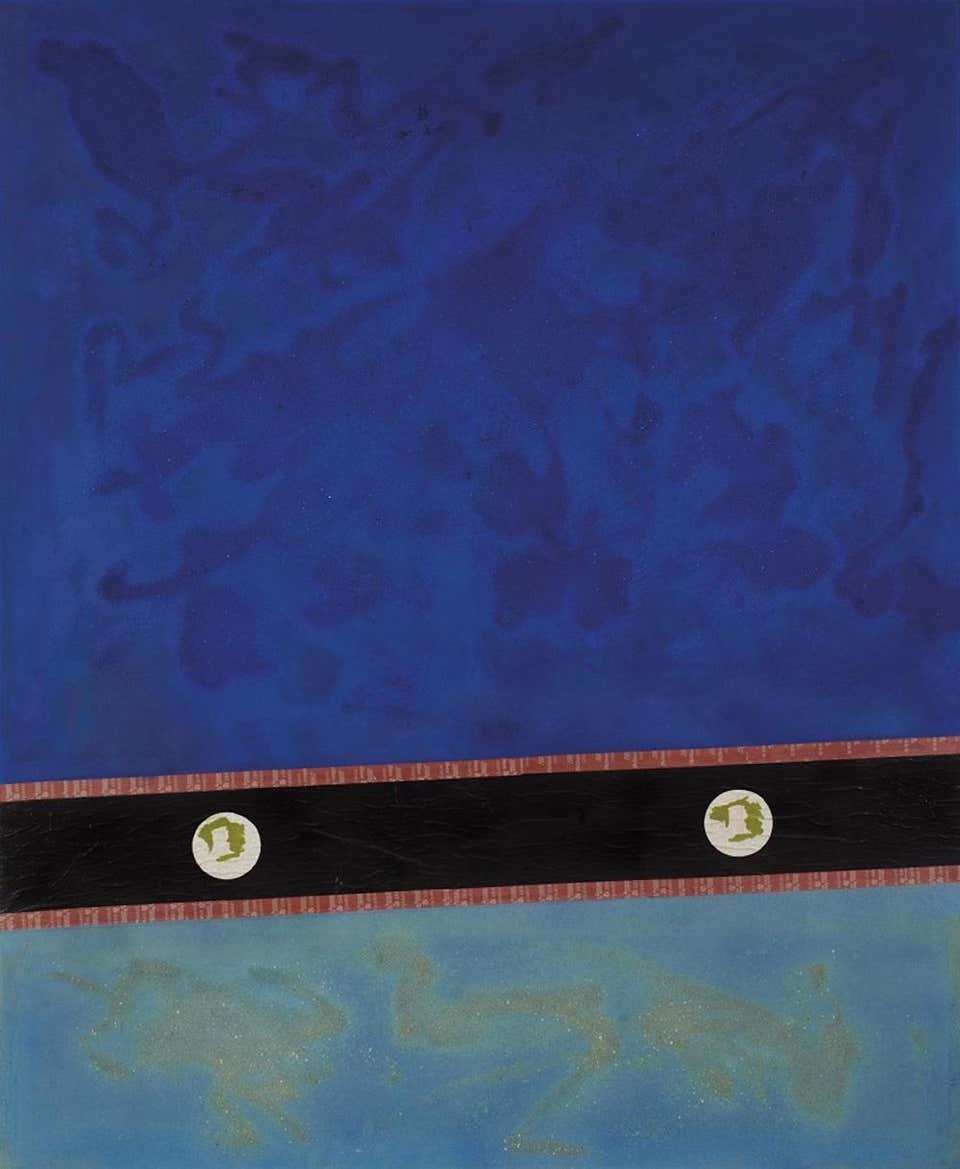 Piero Sadun Grey Landscape 1950s Piero Sadun Painting