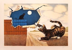 Day and Night - Lithographie de G. Giuggioli - 1980