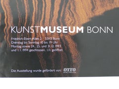 The Pont Neuf Wrapped - Vintage Original Poster Kunstmuseum Bonn - 1993/94