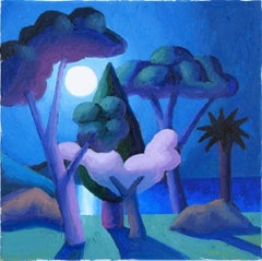 Moonlight - Original Oil on Canvas by Salvo - 2008