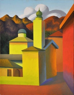 In Susa with Norma - Original Oil on Canvas by Salvo - 2000
