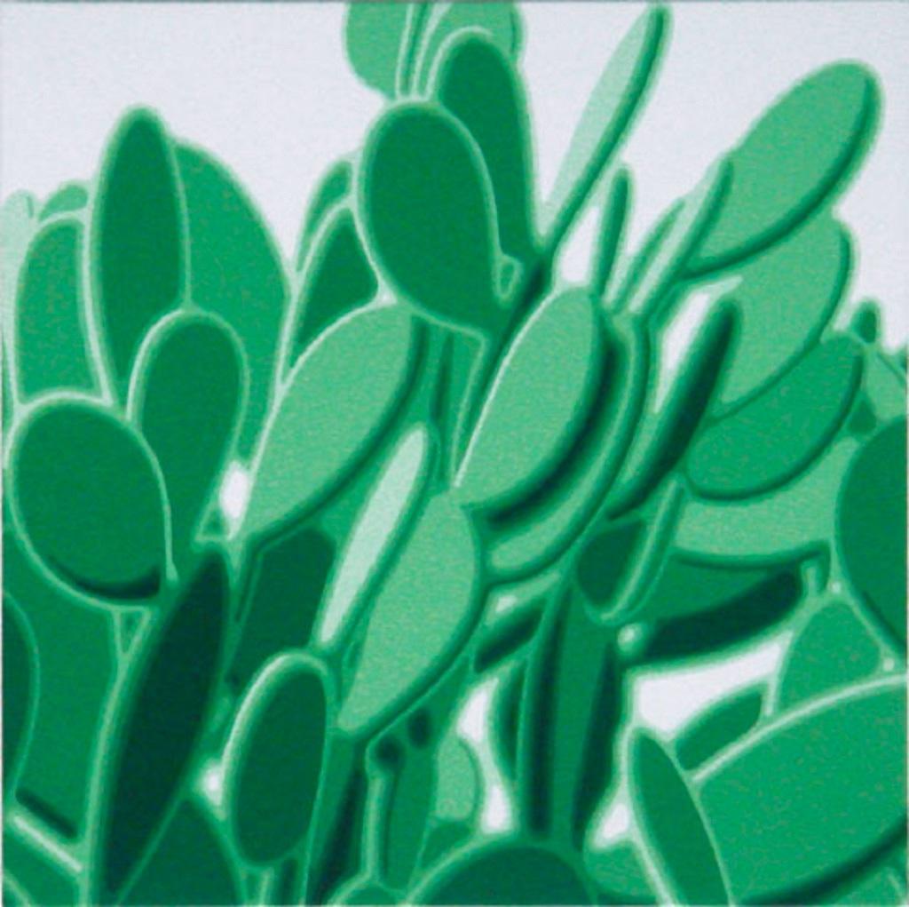 Green Shovels is an original oil on canvas realized by the Italian artist Giuseppe Restano in 2009. 

This interesting artwork seems representing a cactus.

Dimensions: cm 50 x 50. Very good conditions.

Giuseppe Restano (Grottaglie, Taranto,1970-)