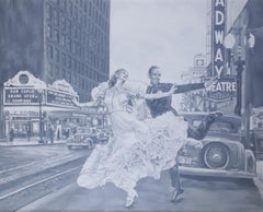 Ballando Ballando - Original Oil on Canvas by G. Montesano - 2009