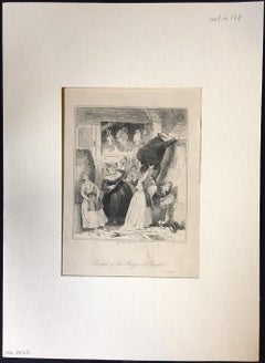 Escape of the Mayor of Bristol - Etching by PHIZ - Mid 19th Century