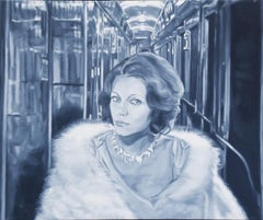 Mata Hari auf Orient Express – Öl auf Leinwand von G. Montesano – Mata Hari – 2017/18