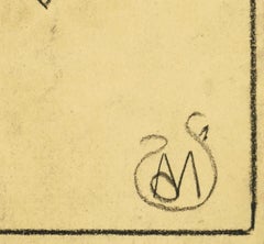 Obstbaum – Holzkohle auf Papier von A. Mrodack-Jeanneau