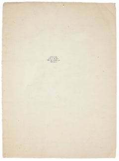 Glasmalereifenster - Aquarell auf Papier von L. Balmet - Anfang des 20. Jahrhunderts