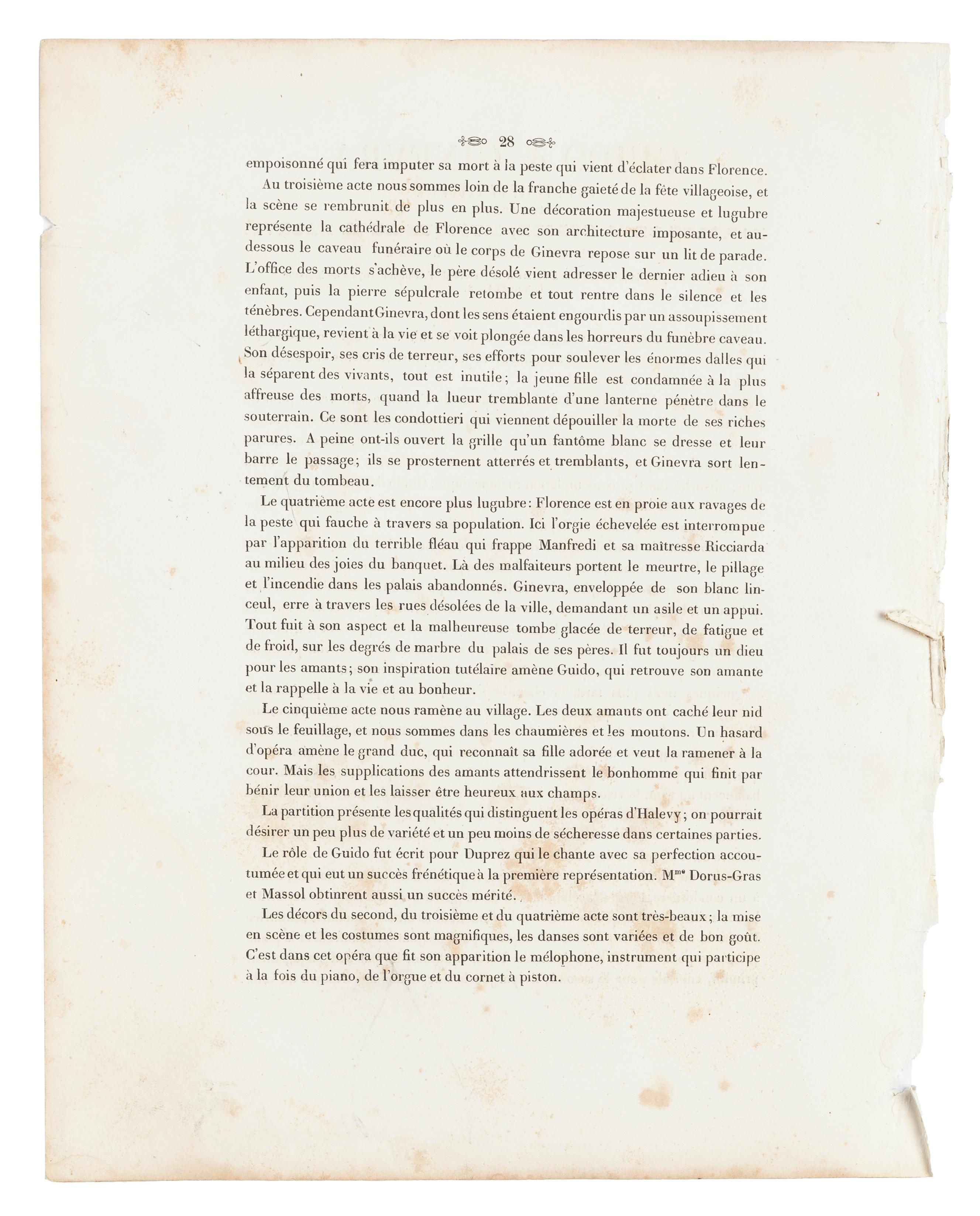 Guido et Ginevra – Lithographie – Mitte des 19. Jahrhunderts – Print von Charles Deshays