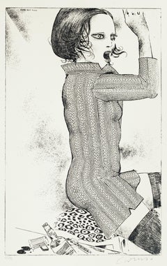 Out of the Rules - Original Etching by Bruno Caruso - 1980s