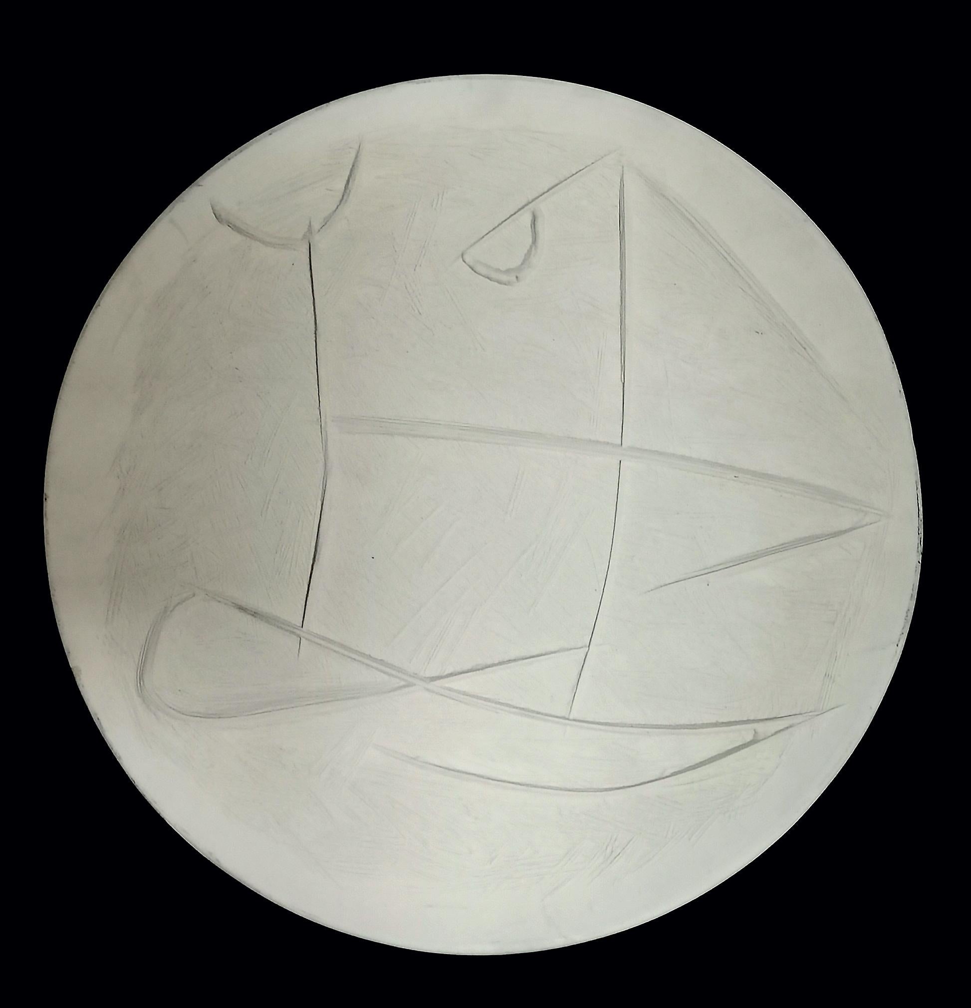 Ceramic Plate - Original Mixed Media by T. Cascella - 2000s - Art by Tommaso Cascella