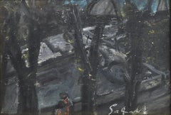 Nazareno Gattamelata - Original Oil on Board by N. Gattamelata - 1970s