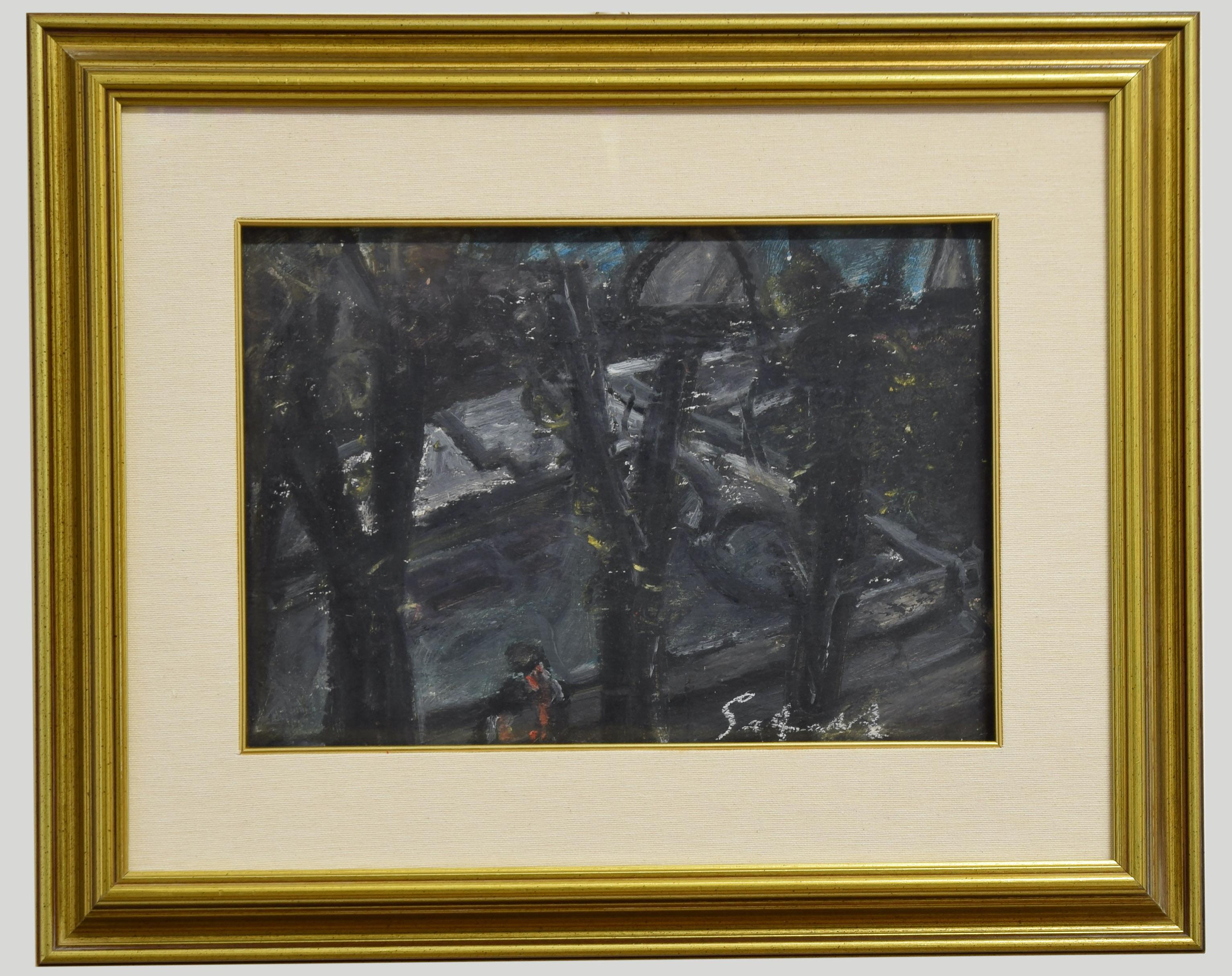 Nazareno Gattamelata - Original Oil on Board by N. Gattamelata - 1970s