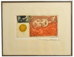 Fische  - Original-Radierung von Nino Cordio - 1965