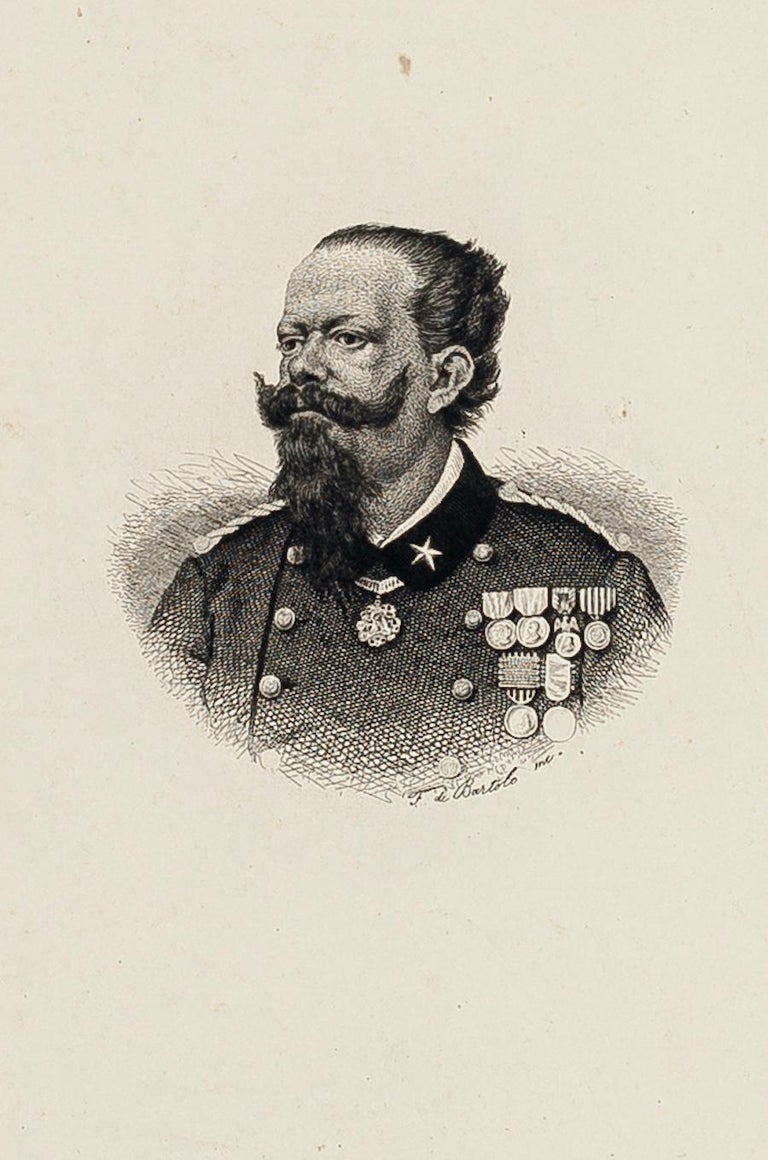 Francesco Di Bartolo Portrait of Vittorio Emanuele II Original