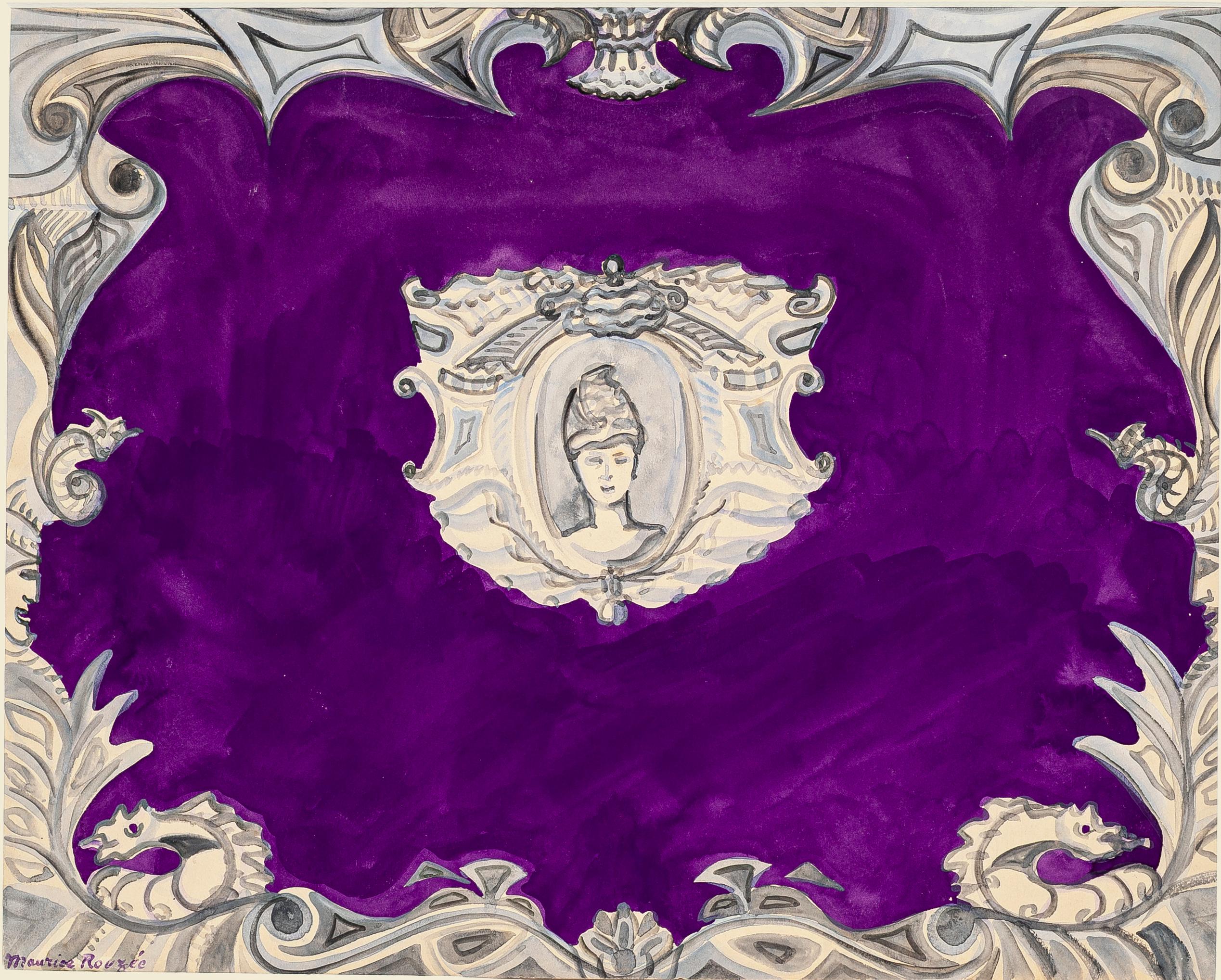 maurice-rouz-e-ballerina-original-tempera-auf-papier-von-maurice