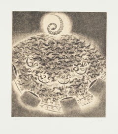 Spirale - Acquaforte originale di Edo Janich - Anni '70