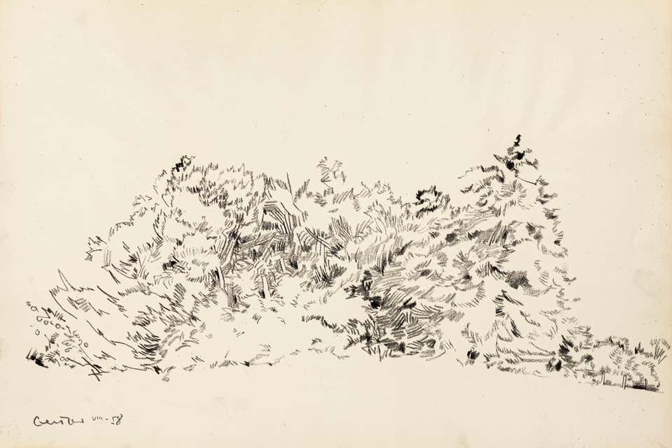 Alkis Matheos - Le Danseur - Original Penmark and Pastel by A. Matheos ...