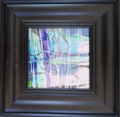 Landscape - Acrylic on Plywood by M. Goeyens - 2000s