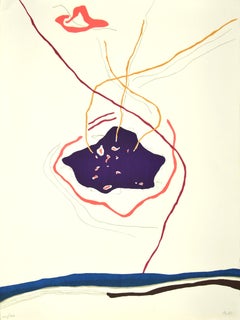 Volcano - Original Lithograph by Claudio Celli - 1970 ca,