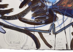 Homage to Picasso - Original Mixed Media by G. P. Berto - 1974