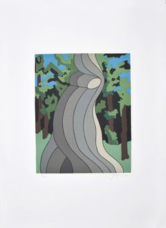 Composition - Original Screen Print by A. Fanfani - 1972