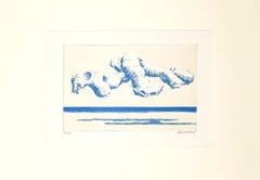 Sea Radishes - Original Lithograph by Gino Guida - 1968