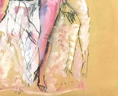 Desnudo de mujer - Técnica mixta de Marino Marini - Años 30