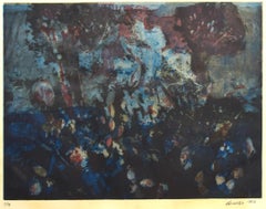 Flower Composition - Etching by Nino Cordio - 1967