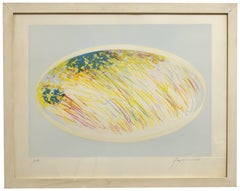 Abstract Composition - Lithograph by Danilo Bergamo - 1970s