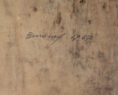 Flores negras - Técnica mixta de Marisa Busanel - 1967