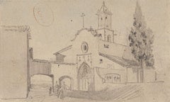 The Church - Drawing in pencil on paper - XX century