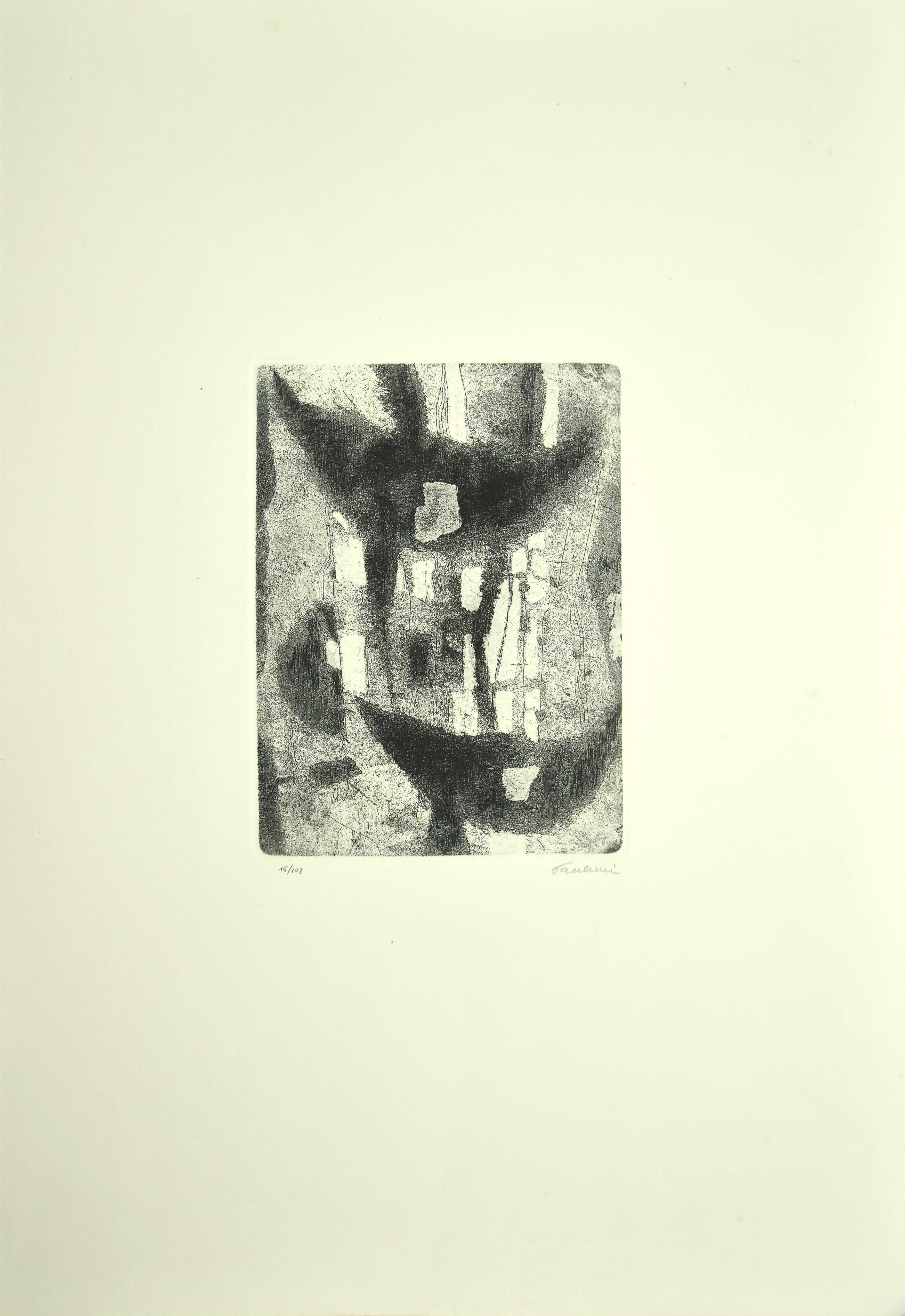 Marittima - Radierung von E. Paulucci - 1964 – Print von Enrico Paulucci