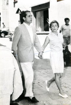 Four Portraits of Perry Como in Italy - Vintage photographic prints - 1960's